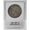 Image 1 : USA 1922-S SILVER DOLLAR 90% SILVER