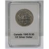 Image 1 : 1945 CANADIAN SILVER 1/2 DOLLAR, KING GEORGE VI,