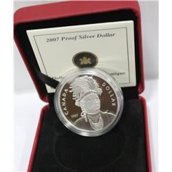 2007 $1 CANADIAN  PROOF 99.9% SILVER $1 CHIEF