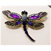 Image 1 : RHINESTONE DRAGONFLY BROOCH