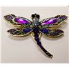 Image 2 : RHINESTONE DRAGONFLY BROOCH