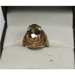 ANTIQUE 14KT ROSE GOLD (TESTED) HAND MADE RING