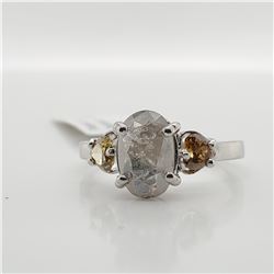 20) PLATINUM DIAMOND RING