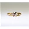 Image 2 : 14K YELLOW AND WHITE GOLD DIAMOND RING