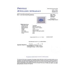 LOOSE MARQUISE MIXED CUT TANZANITE, 1.57CT