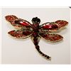 Image 2 : RHINESTONE DRAGONFLY BROOCH