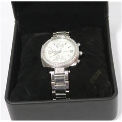 DKNY LADIES MOTHER OF PEARL STAINLESS