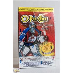 O-PEE-CHEE 2002 - 03 NHL HOCKEY CARDS  9 PACKS