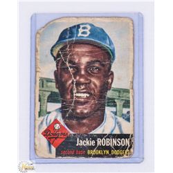 1952 TOPPS JACKIE ROBINSON BASEBALL CARD 1