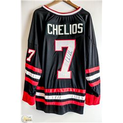 CHICAGO BLACKHAWKS SIGNED JERSERY,  COMES WITH