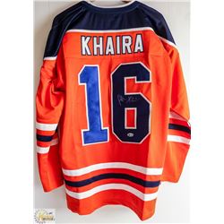 EDMONTON OILERS SIGNED JERSERY, COMES WITH