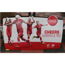 COCA-COLA CUTOUT CANADA WOMENS SOCCER TEAM 2014
