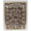 Image 1 : FRAMED EDMONTON OILERS HOCKEY CLUB 1987-1988 TEAM