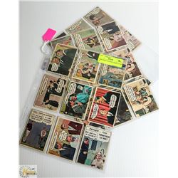 1968 TOPPS LAUGH IN CARDS LOT OF 26