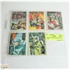 Image 1 : LOT OF 5 1966 TOPPS BATMAN ART CARDS