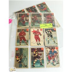 1954-55 PARKHURST HOCKEY LOT OF 16