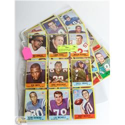 1967 PHILADELPHIA NFL CARDS PARTIAL SET 35 CARDS