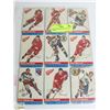 Image 1 : 1954-55 TOPPS HOCKEY LOT OF 10 CARDS