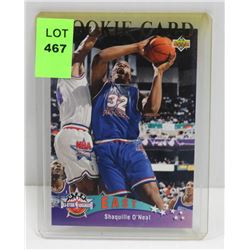 1992 SHAQUILLE ONEAL ROOKIE ALL STAR CARD MINT