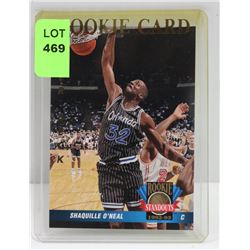 1992 SHAQUILLE ONEAL ROOKIE STANDOUTS CARD MINT