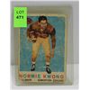 Image 1 : 1959 TOPPS CFL NORMIE KWONG CARD ESKIMOS