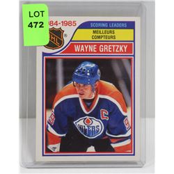 1985-86 OPC WAYNE GRETZKY HOCKEY CARD 259