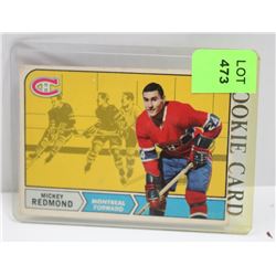 1968-69 OPC MICKEY REDMOND ROOKIE CARD