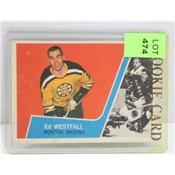 1963-64 TOPPS ED WESTFALL ROOKIE CARD