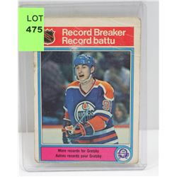 11982-83 OPC WAYNE GRETZKY HOCKEY CARD 1