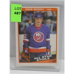 1984 OPC MIKE BOSSY ALL STAR CARD 209
