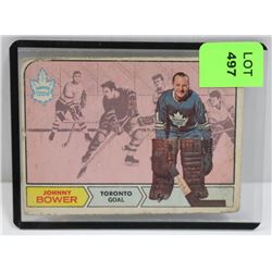 1968-69 TOPPS HOCKEY JOHNNY BOWER 122