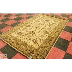 SHALIMAR 13334 FIRANZE/ BEI/ MOSS RUG SIZE 6 X 9