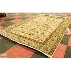 JAIPUR AS105 HARDTWIST BEI/GOLD RUG SIZE 6 X 9