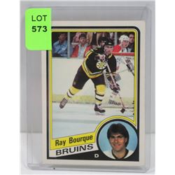1984-85 OPC RAY BOURQUE HOCKEY CARD 1
