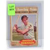 Image 1 : 1962 TOPPS BROOKS ROBINSON BASEBALL CARD 468