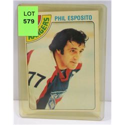 1978-79 OPC PHIL ESPOSITO HOCKEY CARD 100