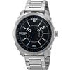 Image 1 : NEW DIESEL 46MM BLACK DIAL ST STEEL WATCH MSRP$247