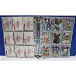 BINDER FULL OF 1991 CLASSIC SPORTS CARDS