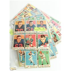 1959 TOPPS CFL FOOTBALL PARTIAL SET 84 CARDS