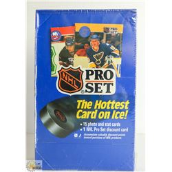 SEALED 1990 PRO SET HOCKEY BOX SERIES 1