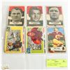 Image 1 : LOT OF 6 ASSORTED 1950S FOOTBALL CARDS