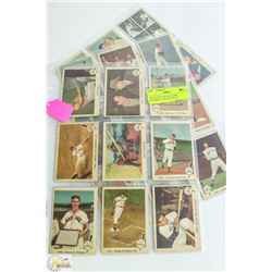1959 FLEER TED WILLIAMS BASEBALL PARTIAL SET 22