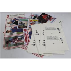 SELECTION OF VINTAGE FOOD PREMIUM SPORTS CARDS