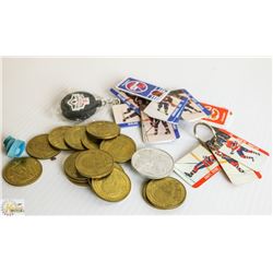 CONTAINER FULL OF 1988 OLYMPIC HOCKEY COINS