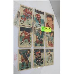 1953-54 PARKHURST HOCKEY LOT OF 12