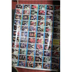 UNCUT SHEET OF 1989 OPC HOCKEY CARDS