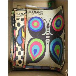 BOX FULL OF ASSORTED VINTAGE POLAND ARTIST