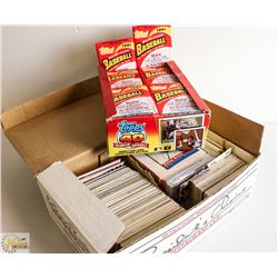 BOX OF ASSORTED VINTAGE HOCKEY CARDS