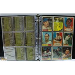 1961 TOPPS BASEBALL PARTIAL SET