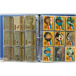 1960 TOPPS BASEBALL PARTIAL SET